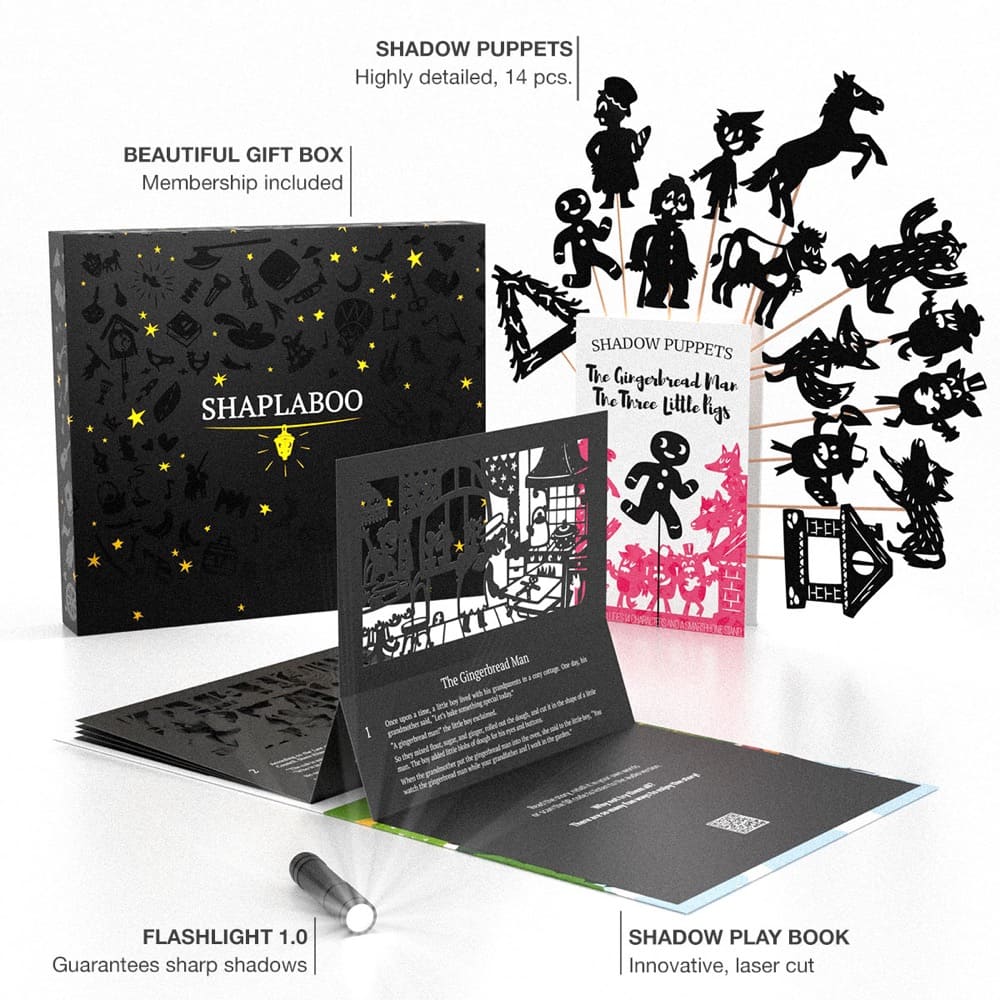 SHAPLABOO | The Gingerbread Man + The Three Little Piggs