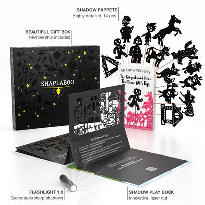 SHAPLABOO | The Gingerbread Man + The Three Little Piggs