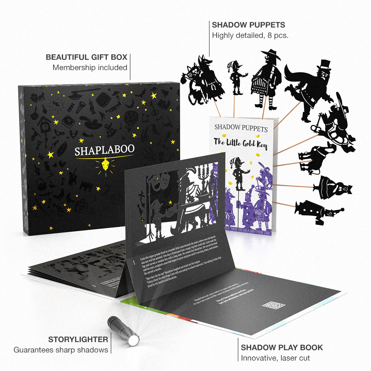 SHAPLABOO Magic Box | The Little Gold Key